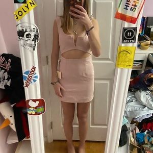 Corin Mini Dress in Pink